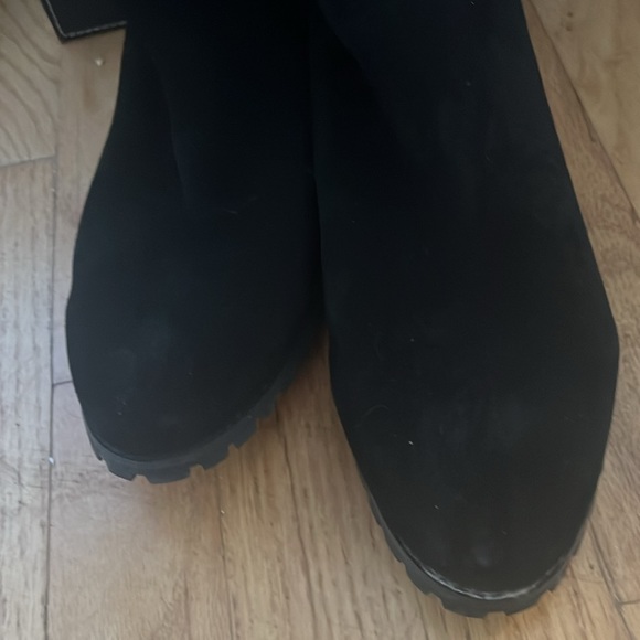 Blondell waterproof, two-tone, suede and nylon over the knee winter boots,  9.5 - Picture 3 of 5